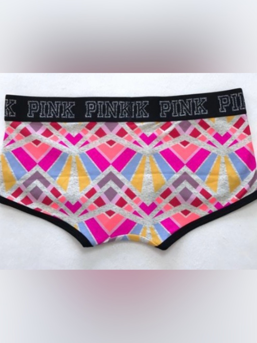 VS PINK  Geo-Print logo Boy short Panty - Picture 6 of 6